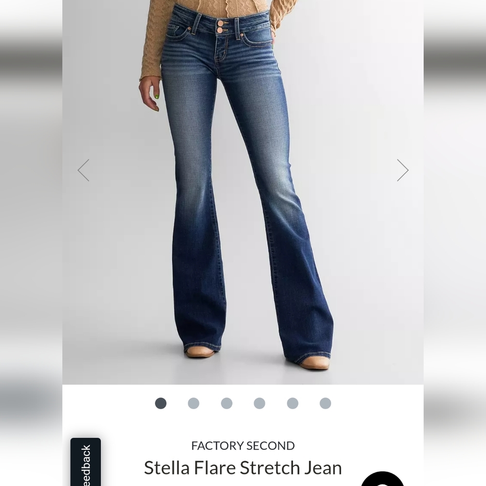 Womens BKE Stella Flare stretch jeans